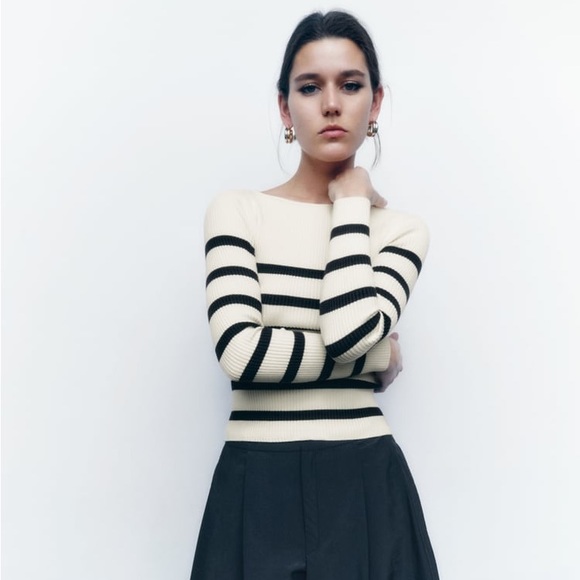 ZARA Knit Lightweight Sweater - Picture 2 of 4